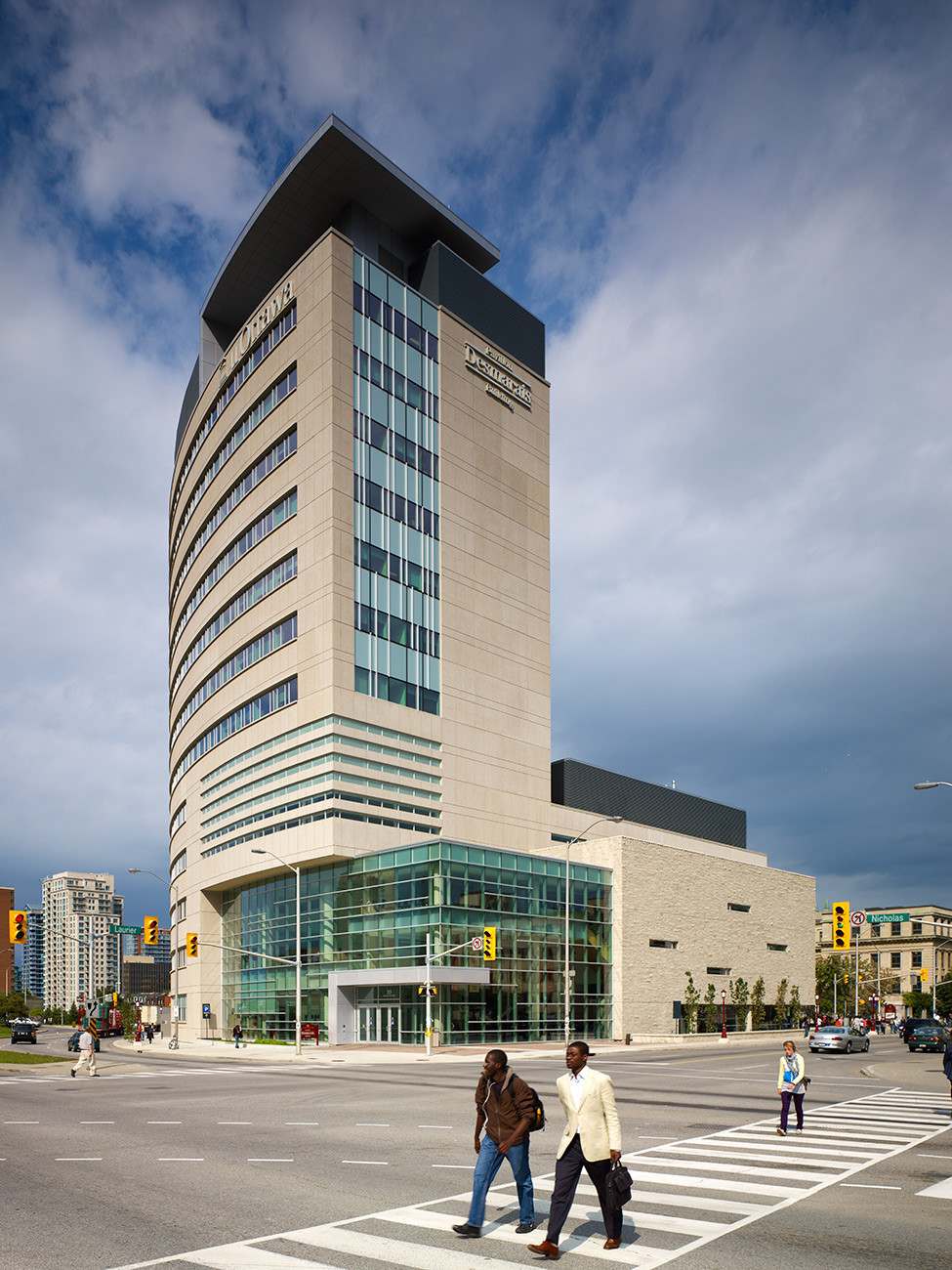 Desmarais Building University Ottawa campus Moriyama Teshima building design architect architecture Canada