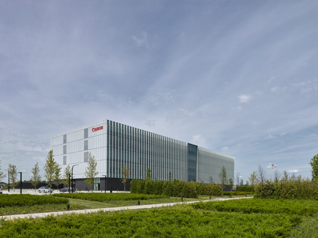 Canon Canada headquarters Moriyama Teshima building design LEED Gold