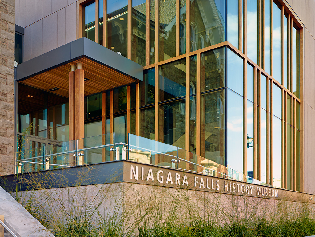 Niagara Falls History Museum Moriyama Teshima architect architecture heritage design construction building