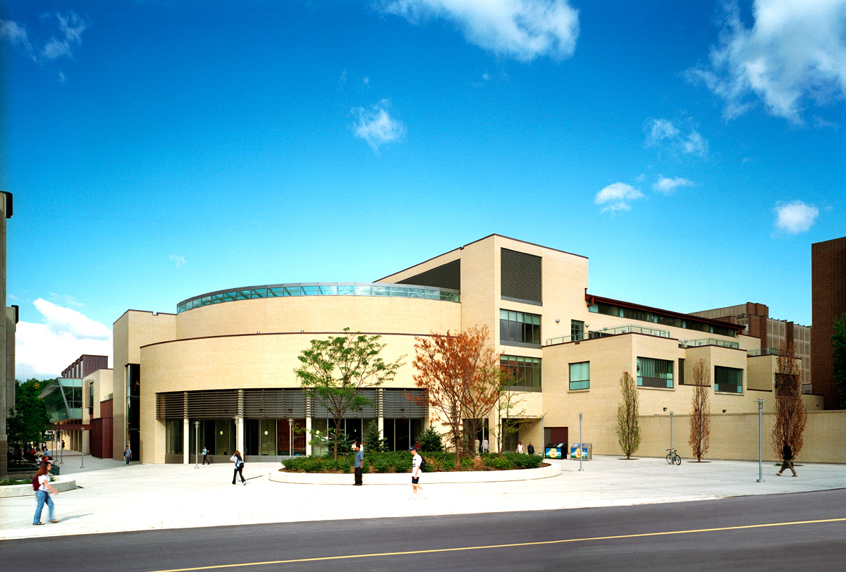 McMaster University Moriyama Teshima architect architecture campus building design Hamilton Ontario Canada education post secondary