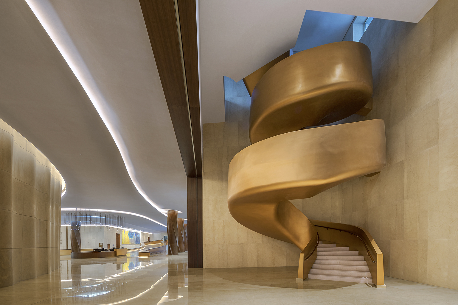 Etihad Museum Dubai Moriyama Teshima Architects Canadian architecture design UAE parametric building culture curve stair