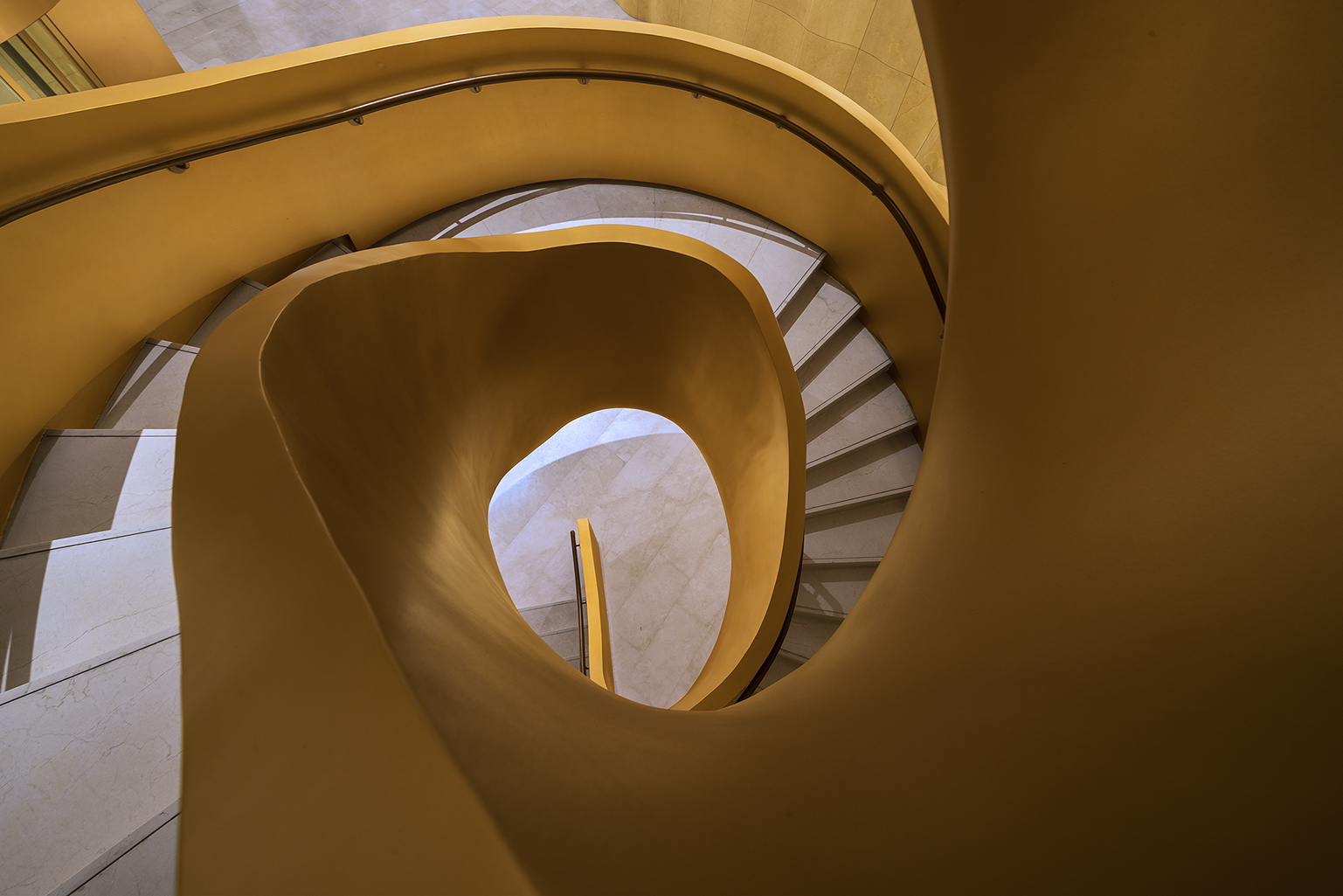 Etihad Museum Dubai Moriyama Teshima Architects Canadian architecture design UAE parametric building culture curve stair stairwell stairway