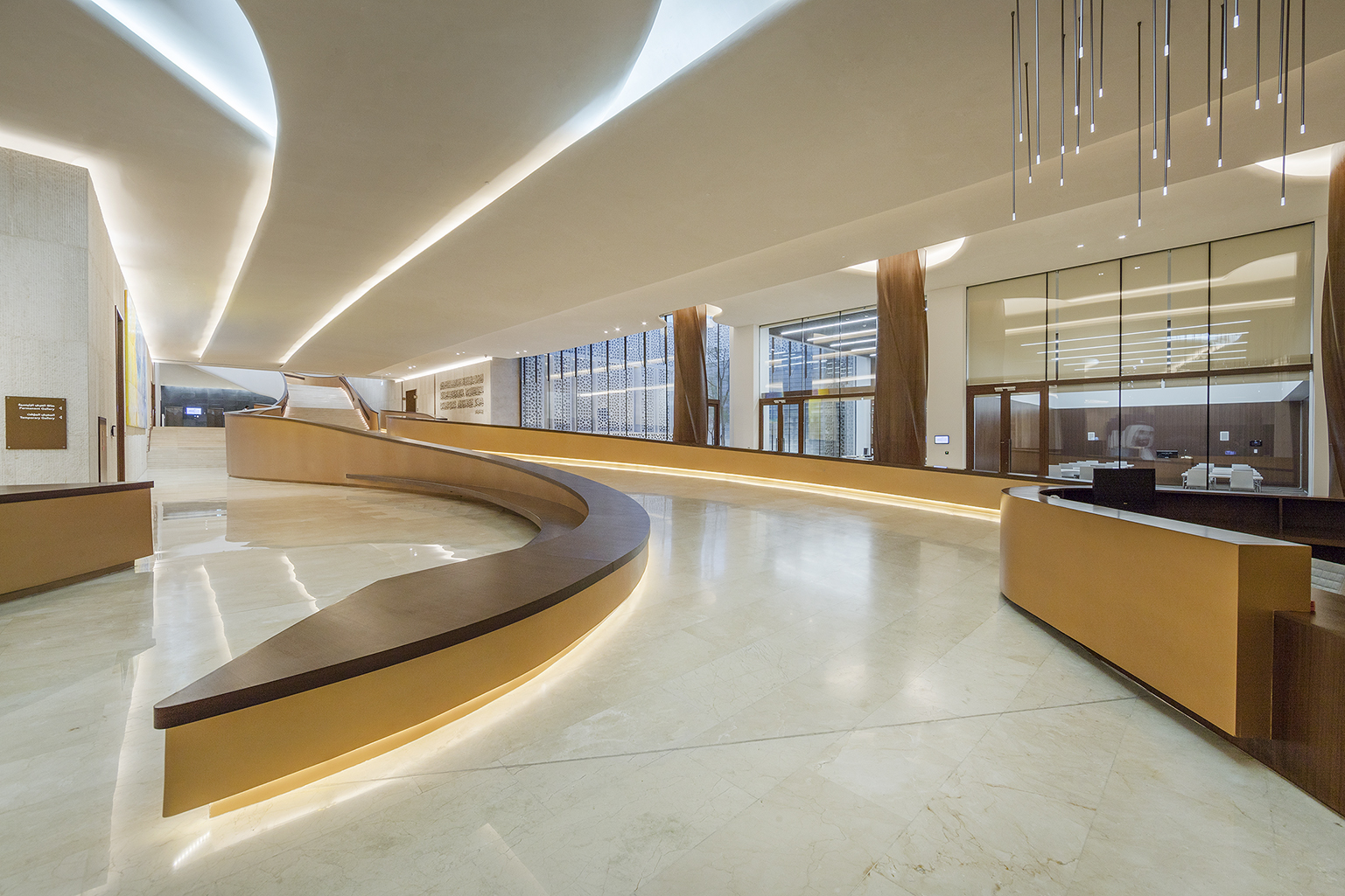 Etihad Museum Dubai Moriyama Teshima Architects Canadian architecture design UAE parametric building culture curve