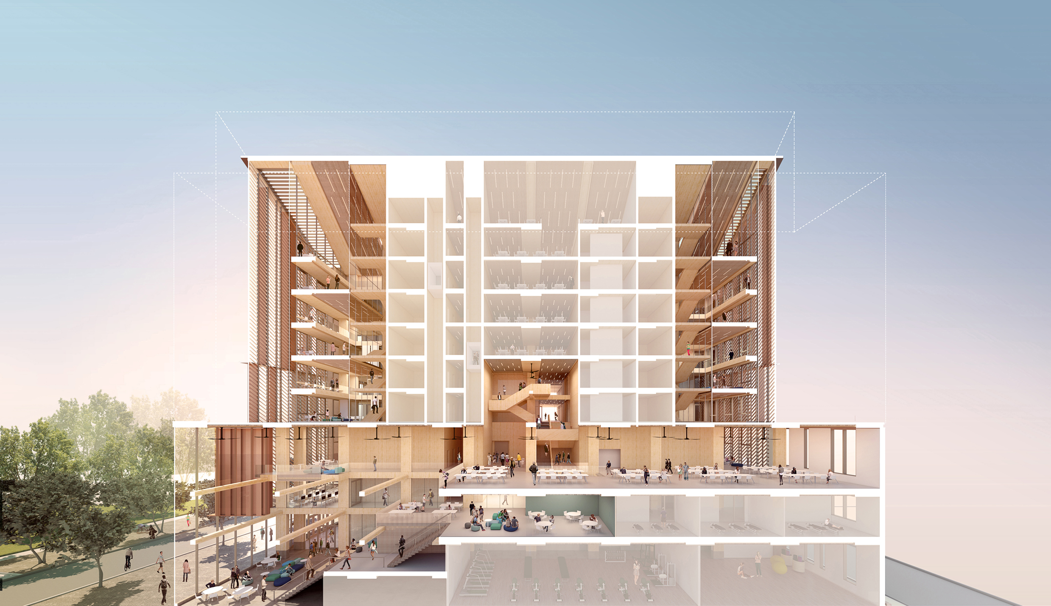 http://mtarch.com/projects/george-brown-tall-wood-building-competition/