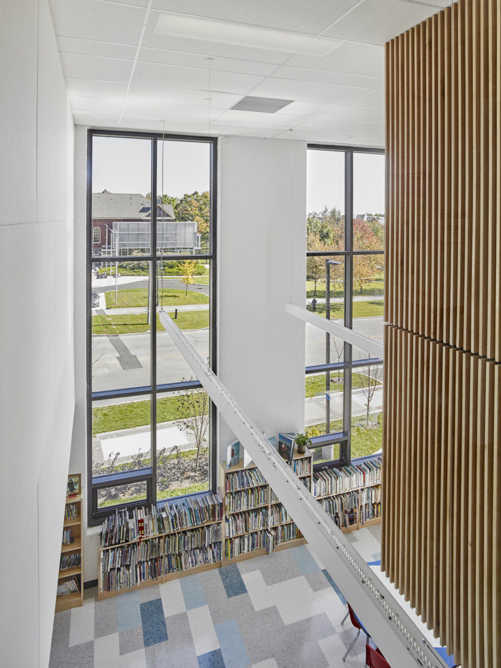 Holy Trinity Catholic School Toronto District Education Board Moriyama Teshima architect architecture design building construction brick Lakeshore Lake Ontario Humber College Colonel Samuel Smith Park