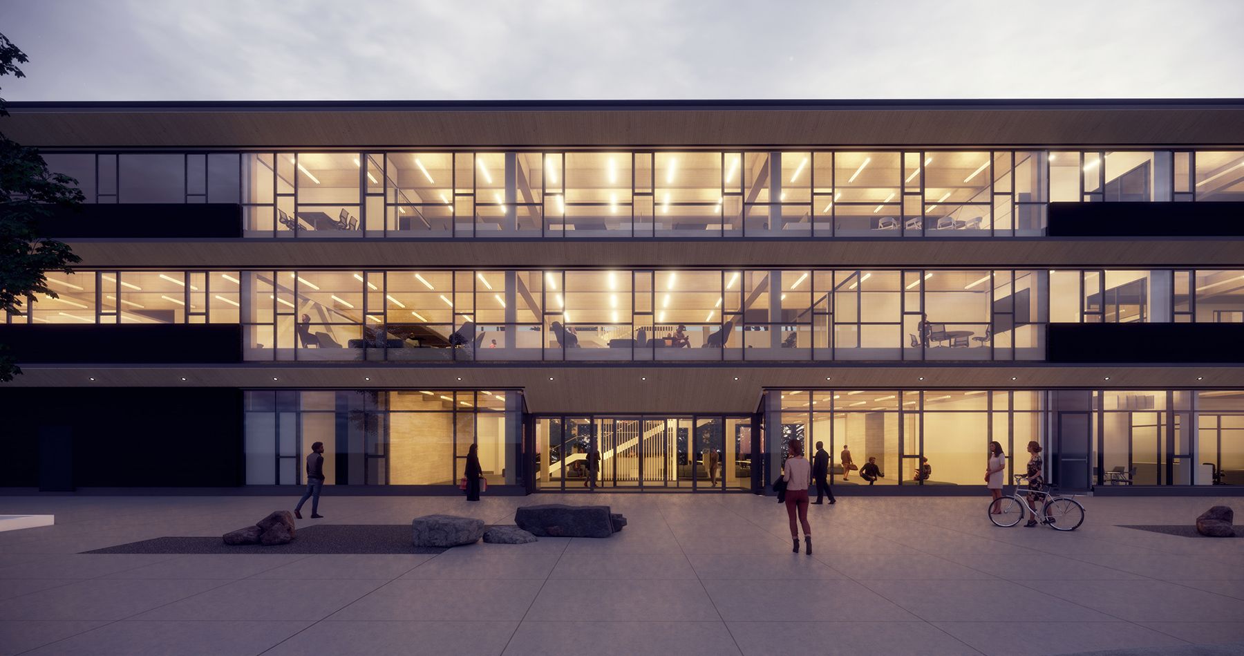 Ontario Secondary School Teachers' Federation Headquarters Moriyama Teshima Architects architecture mass timber Toronto construction