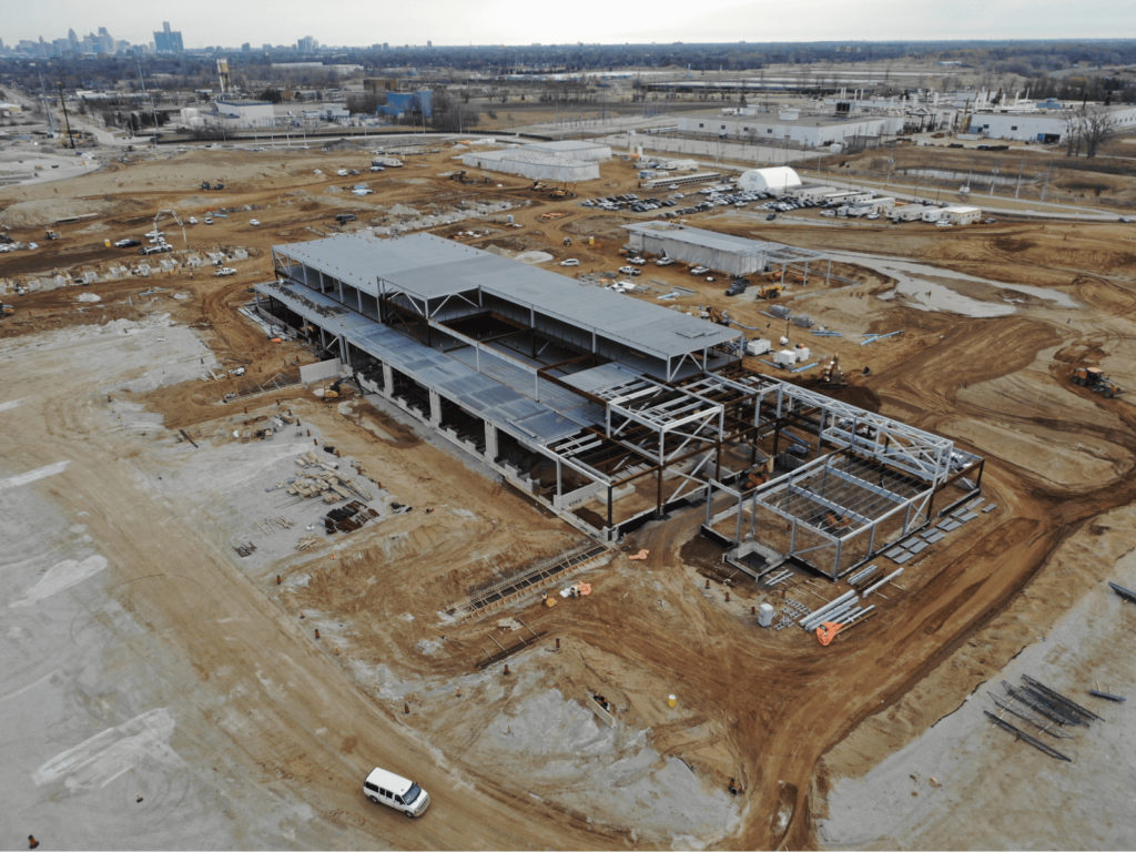 Canadian Port of Entry at Gordie Howe International Bridge Taking Shape