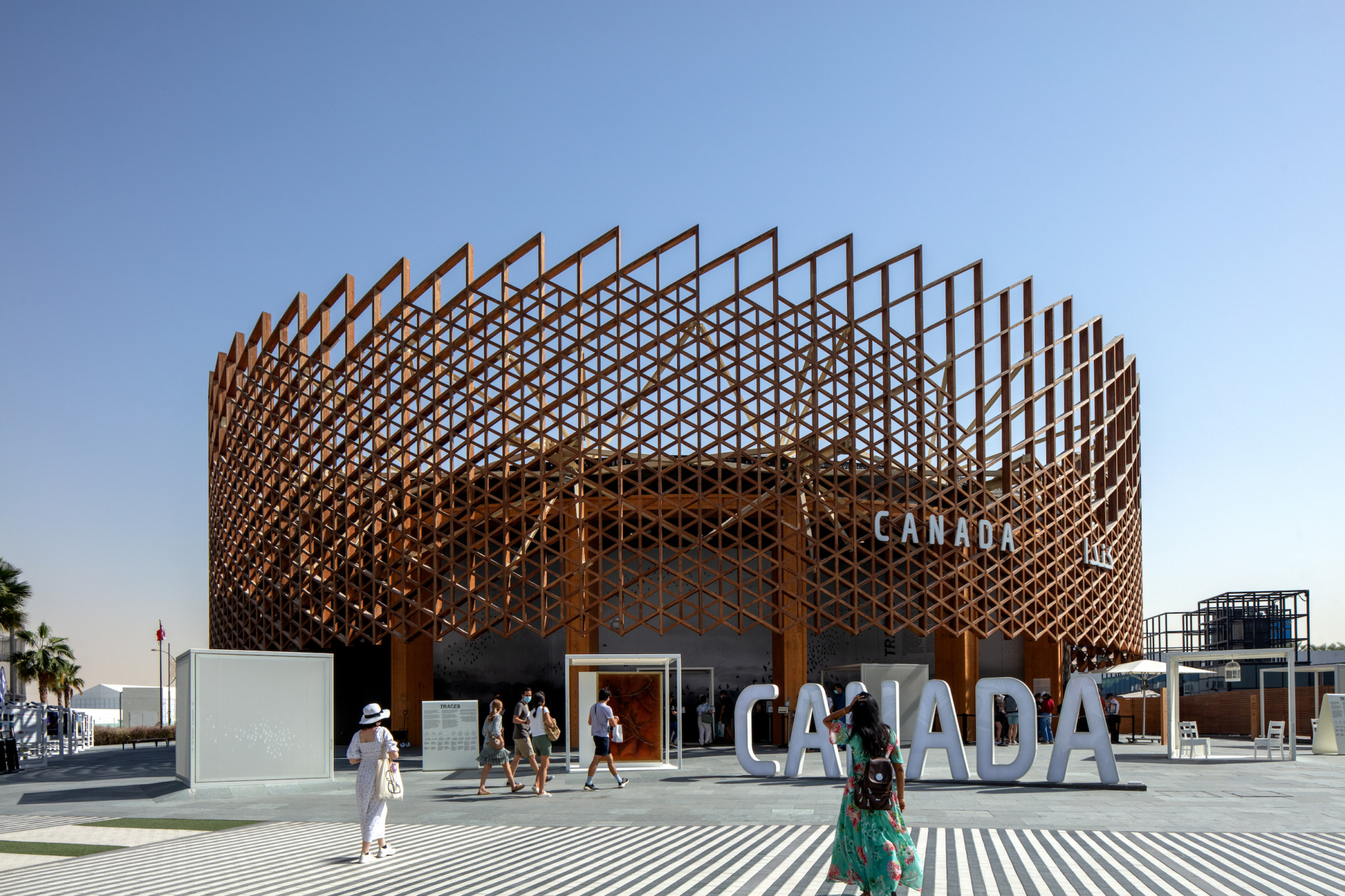 Moriyama Teshima architecture architect Canada Pavilion Expo Dubai UAE festival international timber design building