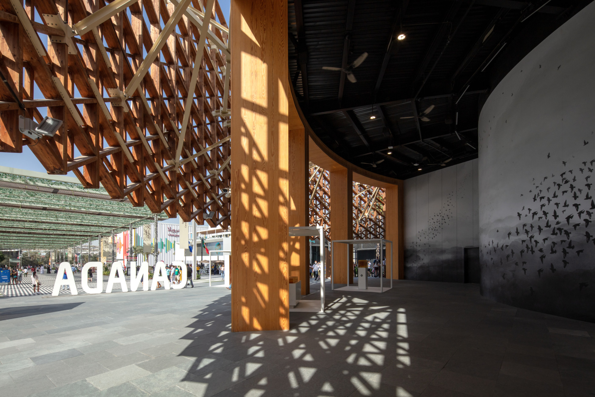 Moriyama Teshima architecture architect Canada Pavilion Expo Dubai UAE festival international timber design building