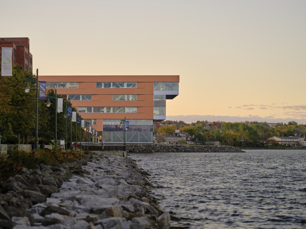 Moriyama Teshima architect architecture Nova Scotia Community College campus Sydney waterfront building design construction student post-secondary