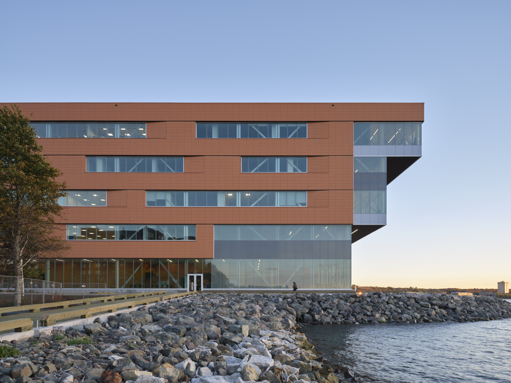 Moriyama Teshima architect architecture Nova Scotia Community College campus Sydney waterfront building design construction student post-secondary