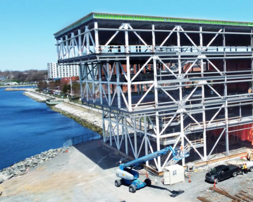 Nova Scotia Community College Drone Footage of Construction