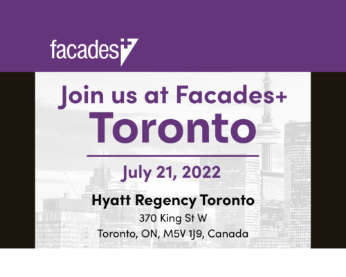 MTA Co-Chairing Facades+ Conference in Toronto