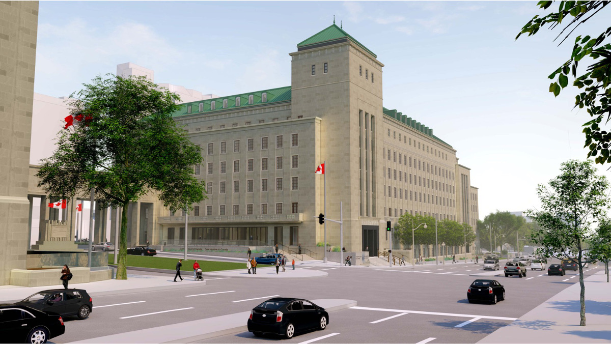 West Memorial Building Ottawa Ontario Canada Moriyama Teshima Supreme Court