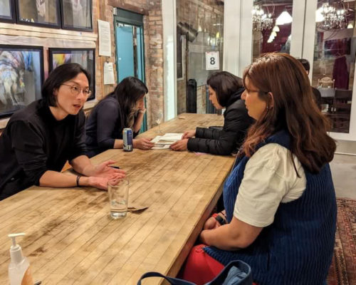 Jay Zhao Mentoring at TSA Connect Event