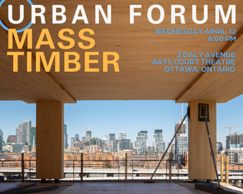 Only 1 Week Until Urban Forum Mass Timber Presentation!
