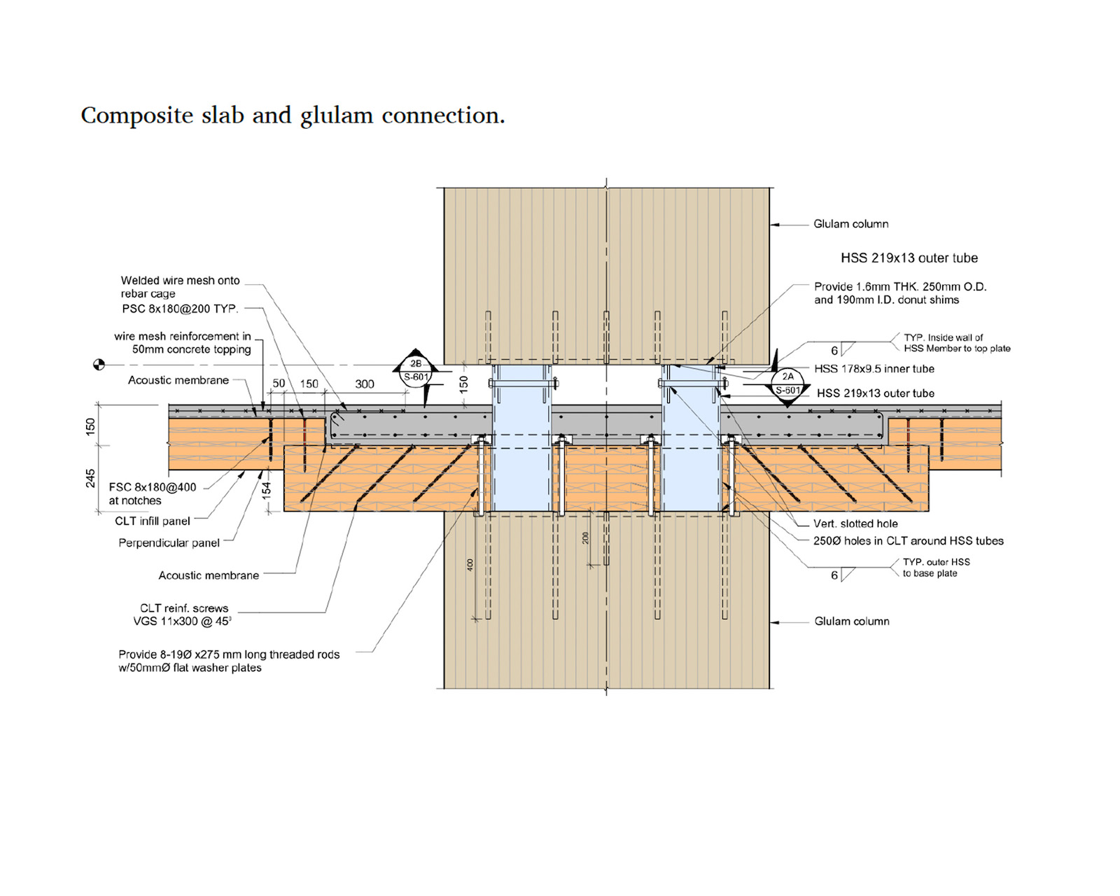 CLT Concrete Composite Floors with Steel Kerf Plate Connectors ...