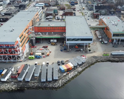 NSCC Sydney Waterfront Campus Construction Drone Footage