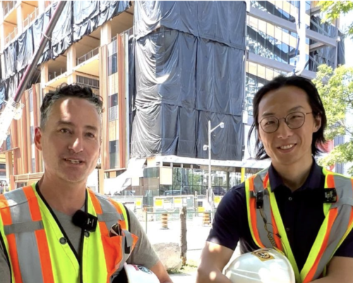 Phil and Jay Lead Tour of Limberlost Place for the Toronto Society of Architects