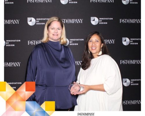 Carol and Katie Accept Fast Company Innovation by Design Award Recognizing Limberlost Place