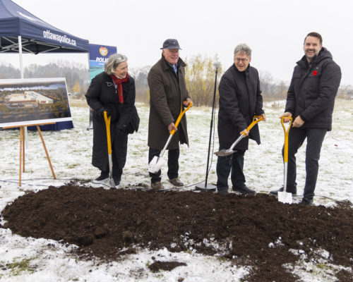 Groundbreaking Ceremony for New Ottawa Police Station