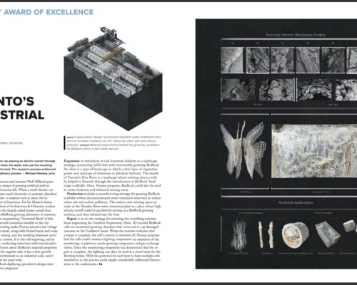 MTA Intern Architect, Cam Penney, Recipient of Canadian Architect Student Award of Excellence