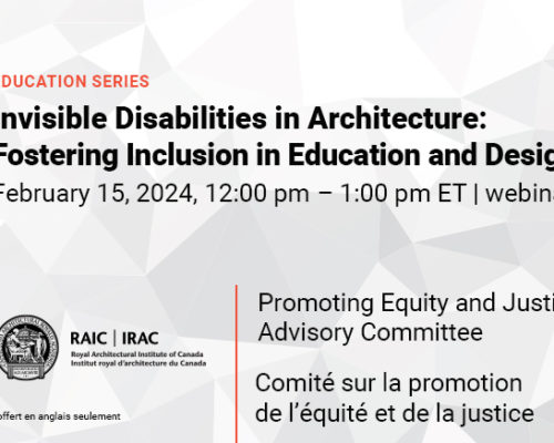Maya Desai Presenting “Invisible Disabilities in Architecture: Fostering Inclusion in Education and Design”
